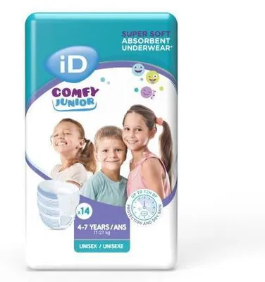 Immagine prodotto di ID Comfy Junior Pants 4-7 anni 17-27 kg 14 pz