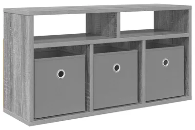 Produktbild von vidaXL Lowboard mit Schubladen Graues Sonoma 72 x 22,5 x 38 cm