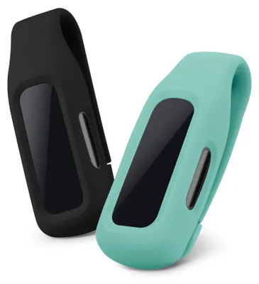 Produktbild von kwmobile 2x Silikon Fitnesstracker Halterung für Fitbit Inspire 3 / Inspire 2 / Ace 3 Clip Halter - Fitness Tracker Hülle für Sport - TPU Schutzhülle