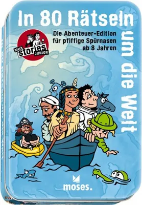 Produktbild von black stories Junior - In 80 Rätseln um die Welt