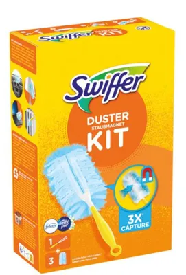 Produktbild von Swiffer-Starter-Set mit 3 Tüchern und Febreze
