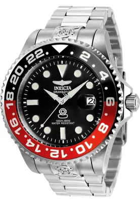 Produktbild von Invicta Grand Diver 21867 Herrenuhr - Automatikwerk - Edelstahl mit schwarzem Zifferblatt - 47 mm