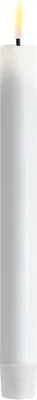 Produktbild von Deluxe Homeart LED Stabkerze Echtwachs fernbedienbar 2er Set 2,2x24 cm weiß