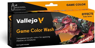 Obrázek produktu pro Sada Vallejo New Game Color Wash, 8 lahviček