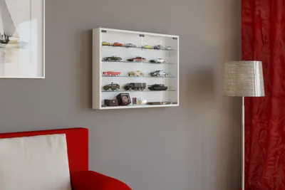 Produktbild von Vitrinenwandvitrine Mandosa L weiß