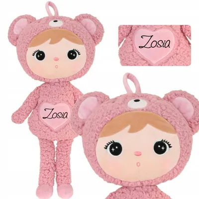 Produktbild von Metoo Rosa Teddybär Plüschtier personalisierbar Geschenk
