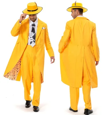 Immagine prodotto di Costume di Jim Carrey con giacca gialla e accessori