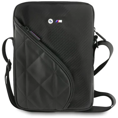 Produktbild von Tasche BMW Carbon Pockets and Metal Logo für Geräte bis 10", Schwarz