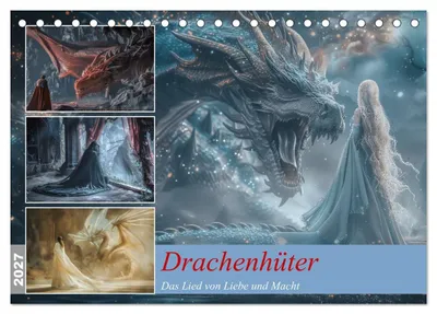 Produktbild von Drachenhüter (Tischkalender 2027 DIN A5 quer), CALVENDO Monatskalender