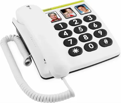 Obrázek produktu pro Doro PhoneEasy 331ph, Hlasitý odposlech, Bílá