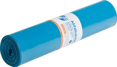 Image de Müllsack TYP 60 PREMIUM 120l 700x1100mm blau 25 St./Pack.