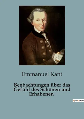 Produktbild von Beobachtungen über das Gefühl des Schönen und Erhabenen