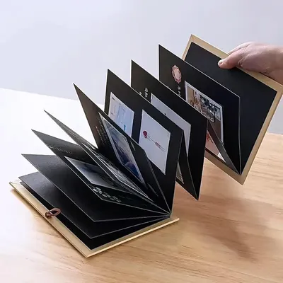 Produktbild von Kreatives DIY Fotoalbum - Akkordeon Stil mit Fotoecken für persönliche Erinnerungen