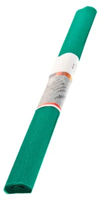 Krepppapier 50x250 cm, dunkelgrün, 10 Rollen