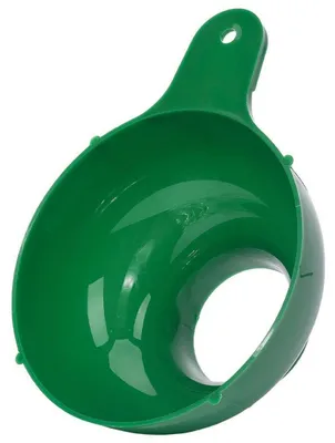 Image de Entonnoir en plastique vert pour le remplissage de bocaux et de bouteilles