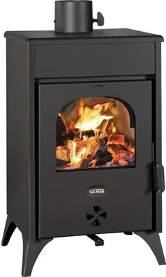 Obrázek produktu pro EEK A - Krbová kamna Prity KR D 9,3 kW - vytápění obytných místností dřevem