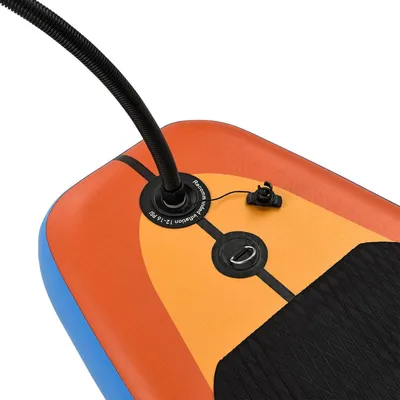 Produktbild von ArtSport Stand Up Paddling Board Set Beach Rocker aufblasbar 320 cm - 150 kg - Fußleine, Pumpe, Paddel, Tasche & Zubehör - SUP Board Standup Paddle