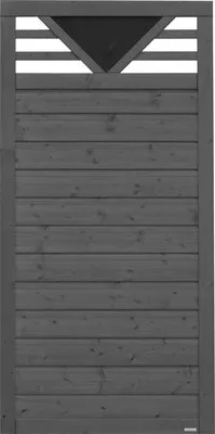Produktbild von Zaun Teilelement Konsta Andria 90 x 180 cm anthrazit