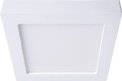 Produktbild von Näve Leuchten LED Ein-/Aufbauleuchte "KOMPLEX" D:22,7cm LED Ein-/Aufbauleuchte "KOMPLEX" D:22,7cm Deckenleuchten - LED Ein-/Aufbauleuchte "KOMPLEX" D:22,7cm, Deckenlampe im Modern Style, aus Metall und Kunststoff in weiß, 22,7 x 22,7 x 3,5 cm, inkl. LED – CCT-Wechsler – Schiebeschalter