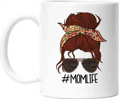 Produktbild von Momlife Tasse Muttertag Geschenkidee Beste Mama Der Welt