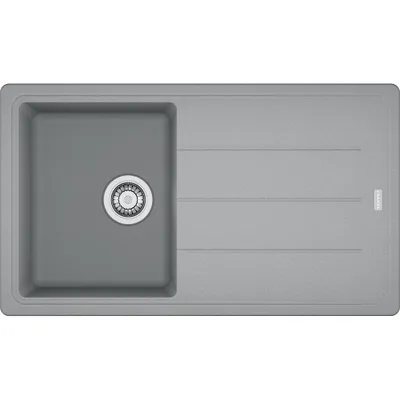 Produktbild von FRANKE BASIS BFG 611-86 Einbauspüle / Fraganit / Steingrau / Excenter / 45 cm