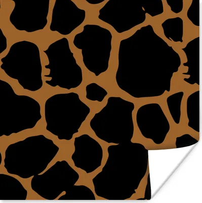 Produktbild von MuchoWow® Poster Leopardenmuster - Tiere - Design 75x75 cm - Wand Dekoration