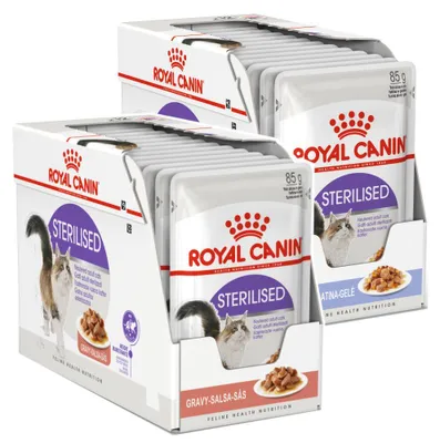 Zdjęcie produktu dla Royal Canin FHN Sterilised W Sosie i Galaretce 24x85g Mokra Karma Dla Kotów Sterylizowanych