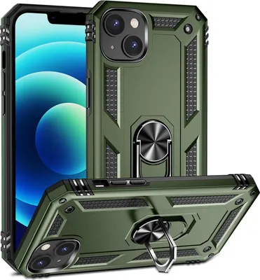 Produktbild von Armor Shield Handyhülle für Apple iPhone 15 Hülle Ultra Hybrid Case Schutzhülle, Grün