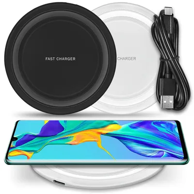 Immagine prodotto di Stazione di ricarica wireless QI per smartphone - Caricabatterie induttivo wireless da 15 W