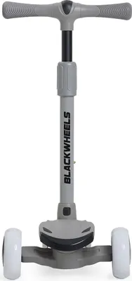 Produktbild von Kinderroller, Tretroller, Balance-Roller Blackwheels Blink Soft Grau, Räder mit LED-Beleuchtung, ABEC-5