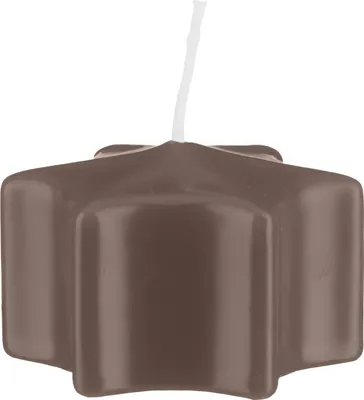 Produktbild von Sternkerzen Schwimmkerzen Mocca 35 x Ø 60 mm, 16 Stück