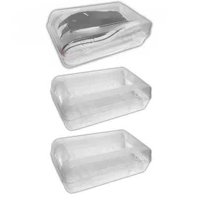 Produktbild von 3x Schuhbox Transparent Stapelbar 32x17x10 cm Schuhe Aufbewahrungsbox Schuhorganizer Box