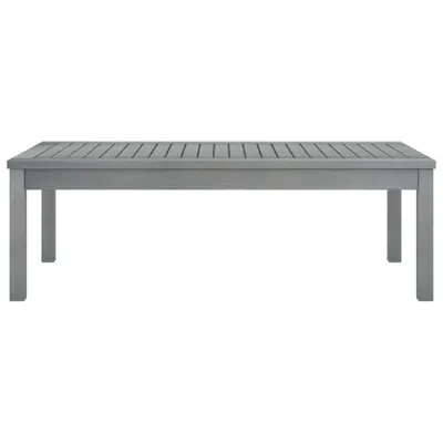 Zdjęcie produktu dla vidaXL Stolik kawowy 100x50x33 cm szary, lite drewno akacjowe