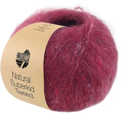 Produktbild von Lana Grossa - Natural Superkid Tweed 0612 orientrot