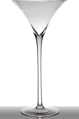 Produktbild von INNA-Glas Cocktailglas - Martini Glas Sacha auf Standfuß, Trichter - rund, klar, 90cm, Ø 35cm - XXL Glas - Riesen Glas