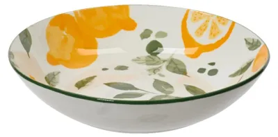 Obrázok produktu pre Hlboký porcelánový tanier Decoris, ø 20 cm, citrón