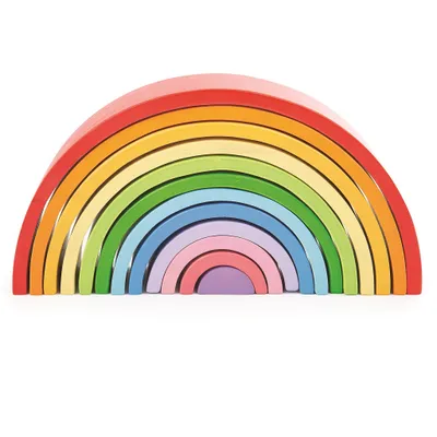 Immagine prodotto di Bigjigs Baby Arcobaleno pieghevole in legno grande