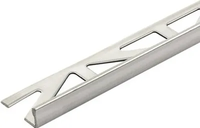 Produktbild von Winkel-Abschlussprofil Durosol Edelstahl natur 250 cm Höhe 9 mm