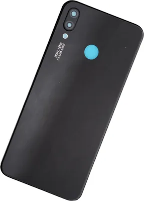 Produktbild von Für Huawei P20 Lite Akkudeckel Backcover Mit Kameralinse +Kleber Schwarz