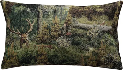 Obrázok produktu pre Gobelínový dekoračný poťah na vankúš na pohovku do spálne, obývačka, DEER, 30x50
