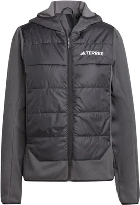Produktbild von Adidas Damen Winterjacke Modell IR7882 mit Kapuze, klassisch, Graphit