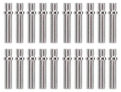 Imagen del producto de Tornillos para llantas - Kit de conversión de ruedas - 20 unidades - 58 mm - Rosca M12x1,25 a M12x1,5 - Adecuados para automóviles - Pernos de eje