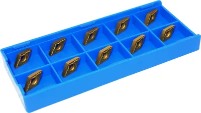 Produktbild von PAULIMOT 10 x HM Wendeschneidplatte DCMT070204
