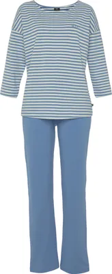 Produktbild von H.I.S. Pyjama 2 -teilig blau Größe 36/38
