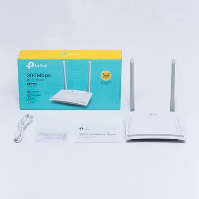 Zdjęcie produktu dla TP-Link TL-WR820N, Wi-Fi 4 (802.11n), Jedna częstotliwości (2,4 GHz), Przewodowa sieć LAN, Biały, Router biurkowy