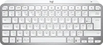 Produktbild von Logitech MX Keys Mini Bluetooth Tastatur für PC MAC Französisch AZERTY gray Bulk