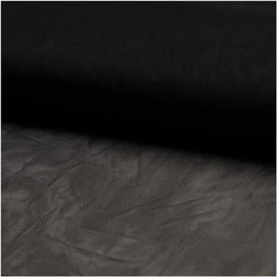 Soft-Tüll Kostümstoff Fasching Feintüll Dekostoff 1 x 1,5 m Meterware schwarz