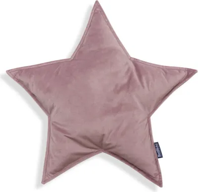 Immagine prodotto di Cuscino decorativo Bellochi, velluto, stella rosa