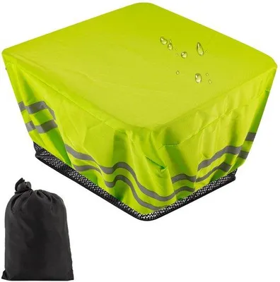 Produktbild von Wasserdichter Fahrradkorb RegenSchutz gelb Reflektoren