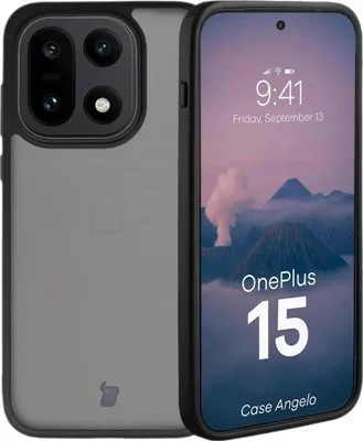 Produktbild von Handyhülle für OnePlus 15, Bizon Case Angelo, Getönte mit schwarzem Rahmen
